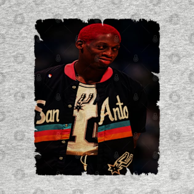 Dennis Rodman - San Antonio Spurs Vintage by CAH BLUSUKAN